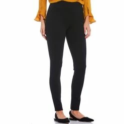 Discount 👏 Calessa Pull-On Ponte Leggings Black 🔔