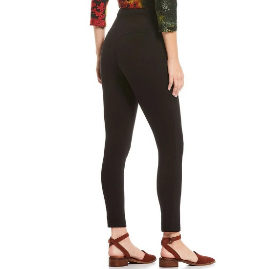 Coupon π Calessa Petite Size Ponte Knit Pull-On Leggings Black π - Image 2